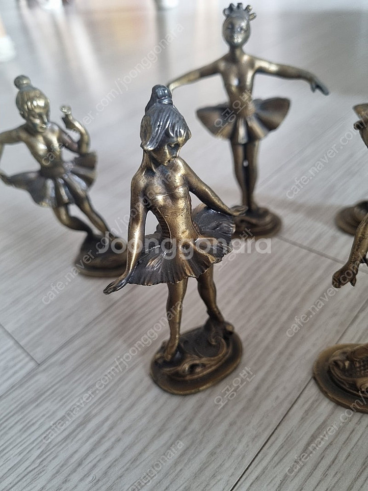 두루미 학 새 브론즈 발레리나 드럼치는사람 청동 장식품--1