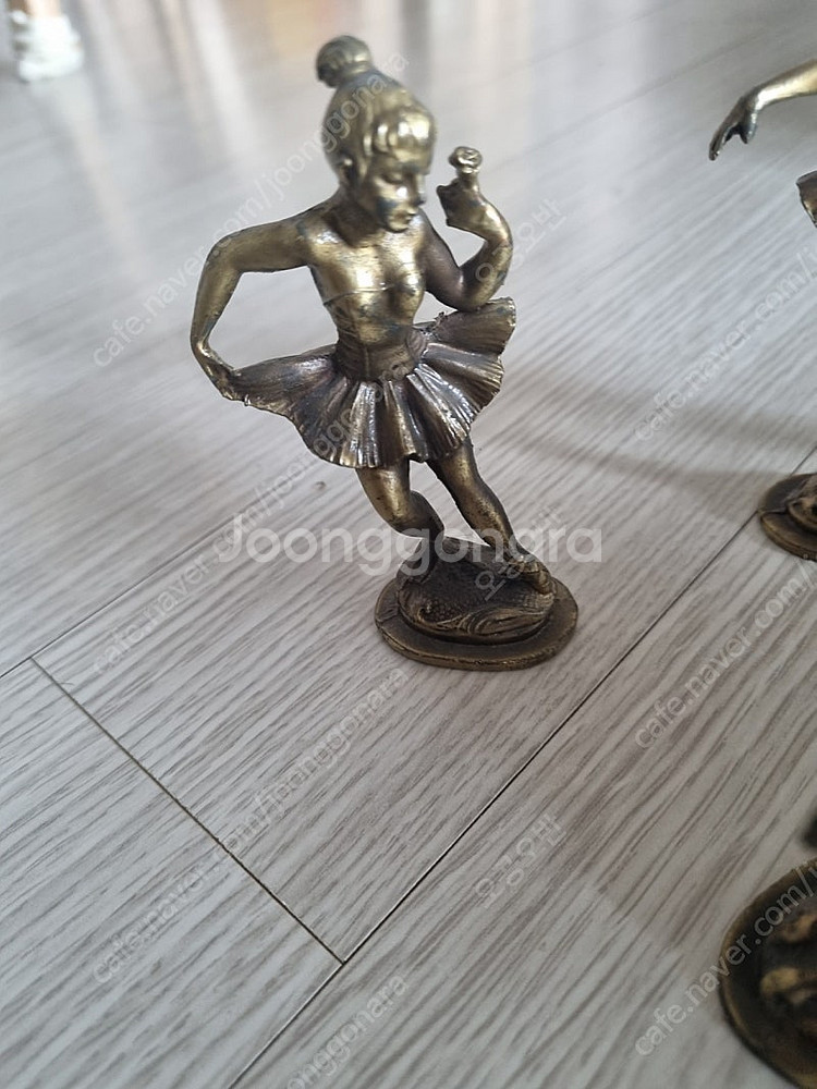 두루미 학 새 브론즈 발레리나 드럼치는사람 청동 장식품--2