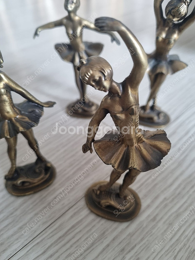 두루미 학 새 브론즈 발레리나 드럼치는사람 청동 장식품--3