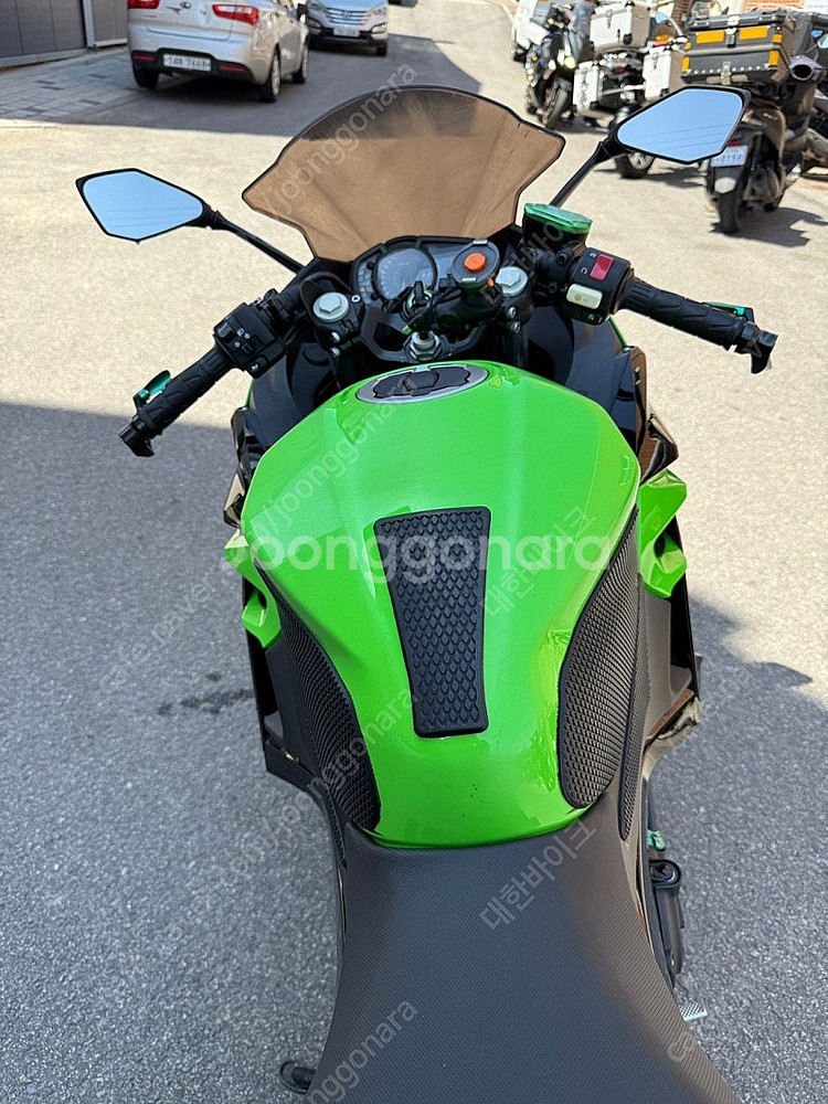 [점검완료]가와사키 닌자400 20년형 머플러구변 앞뒤...--8