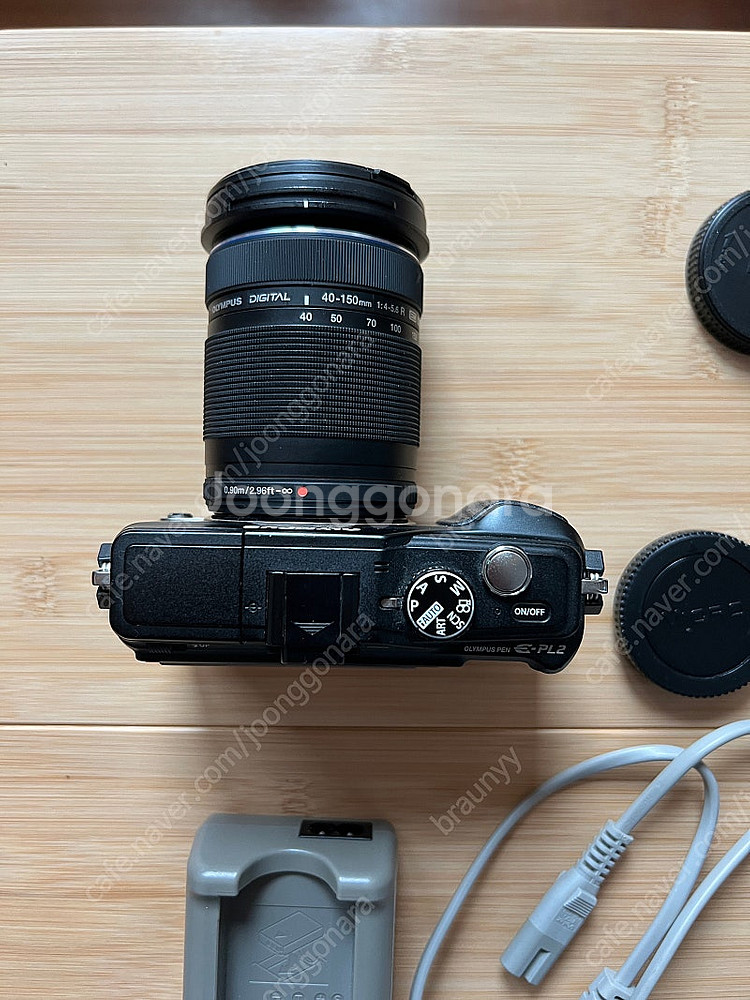 올림푸스 e-pl2 블랙 + 40-150mm 렌즈--1