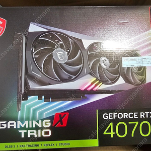 [MSI] GeForce RTX 4070 Ti 게이밍 X 트리오 D6X 12GB 트라이프로져3