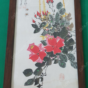 북한그림 김기만 목란도/ 미술품(개인판매자)