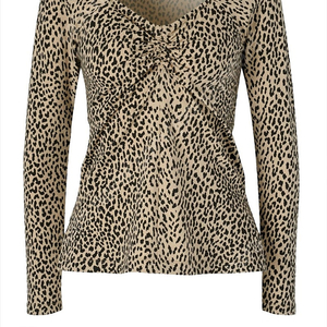 오르 orr 레오파드 티셔츠 s