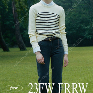 프론트로우 FRRW 립오버 네이비 M