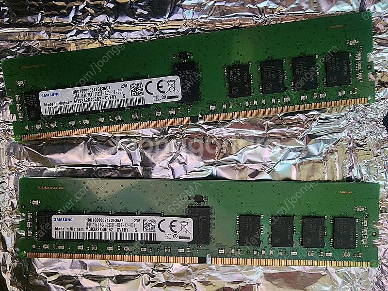 DDR4 2933Y 16GB 서버용 램 2개 (총 32...--0