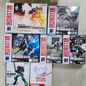 (개봉품)로봇혼 아니메 알렉스 쵸밤아머, gp01, 퍼스트, 육전형 개선판, 마크2 일괄로 판매합니다