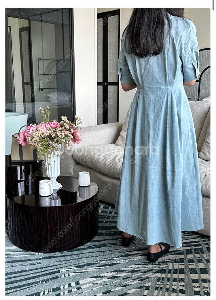 라밤바룸 멜라니아 드레스 에어블루 사이즈1--2