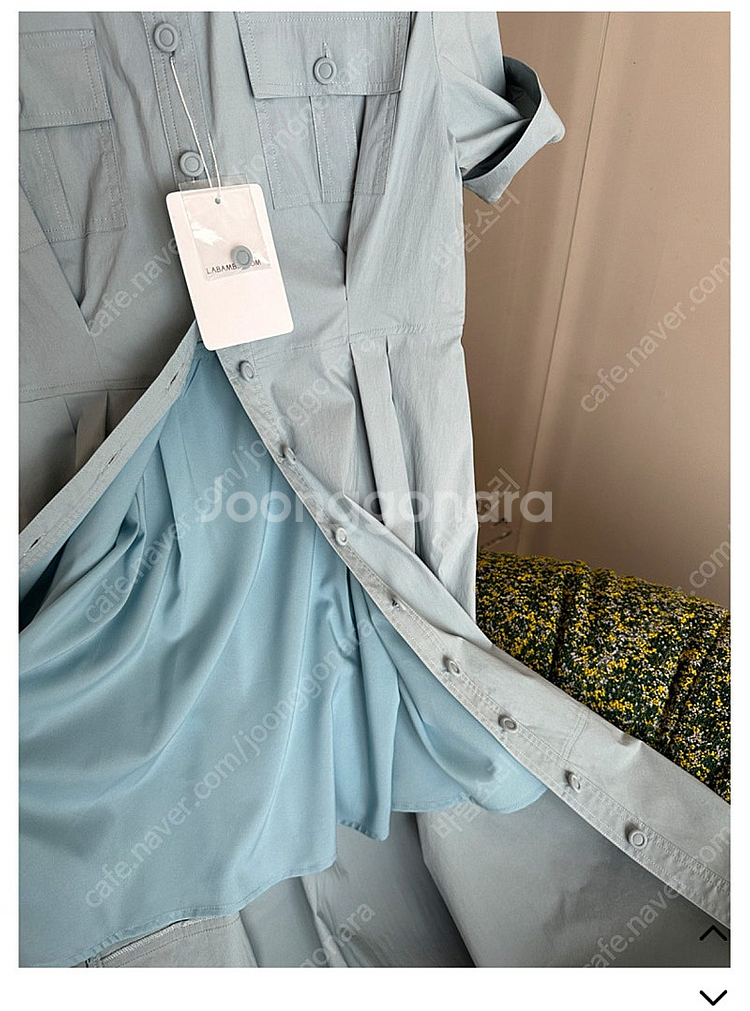 라밤바룸 멜라니아 드레스 에어블루 사이즈1--4