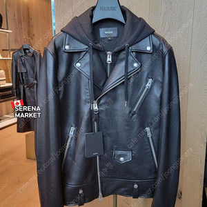 맥케이지 남성 매그너스 레더 바이커 자켓 MAGNUS-CN 2-in-1 Leather biker jacket