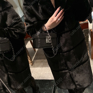 더로랑 럭스퍼자켓 블랙 롱