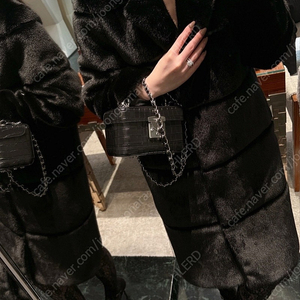 더로랑 럭스퍼자켓 블랙 롱