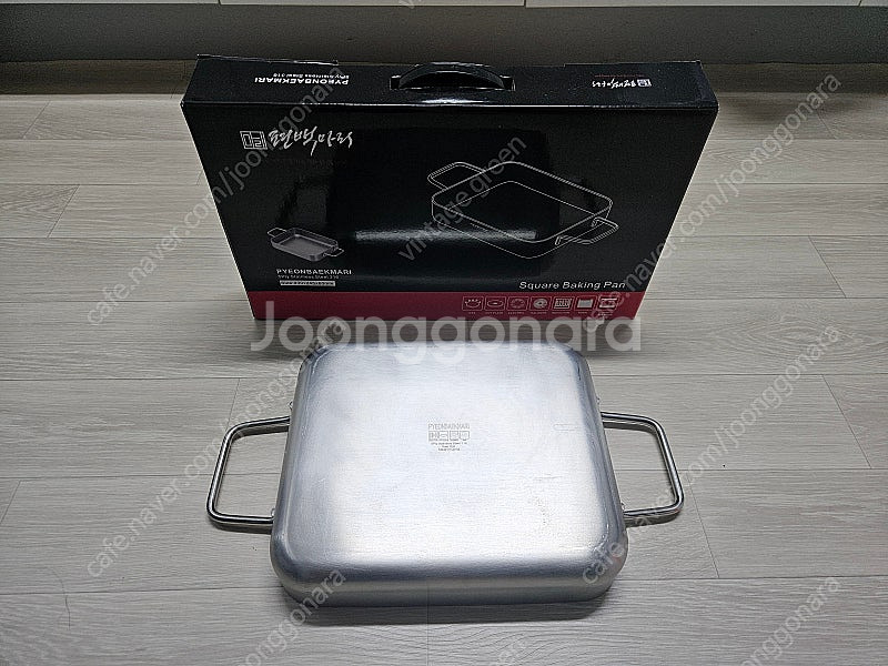 편백마리 316 스테인레스 통5중 사각팬 29cm--1