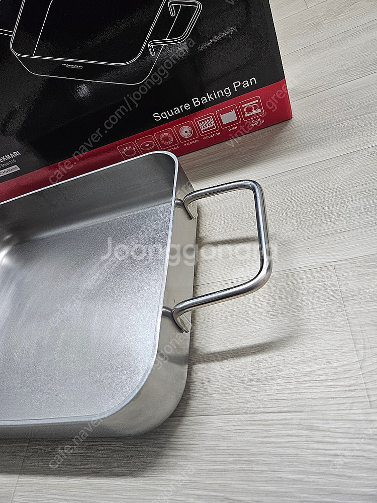 편백마리 316 스테인레스 통5중 사각팬 29cm--2