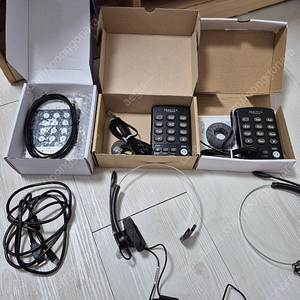 ziphone2(1개), peactica t110 (2개) 미사용 새제품(유선녹취전화기, 콜센터 전화기)