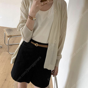 유메르 린넨가디건 오트베이지, 마랑린넨슬리브 베이지 새제품 반값이하