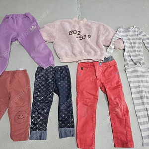 여아옷 일괄(2t-100)