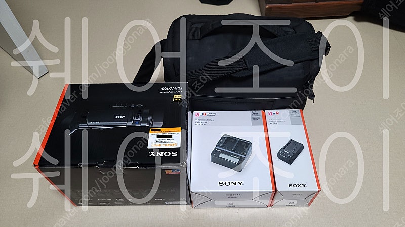 소니 캠코더 AX700 세트 (구성품 확인)