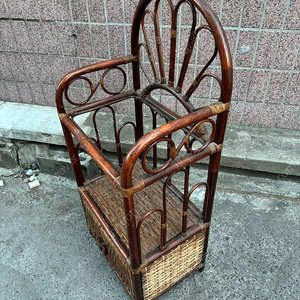 등나무 라탄 장식장 빈티지 장식장 팝니다