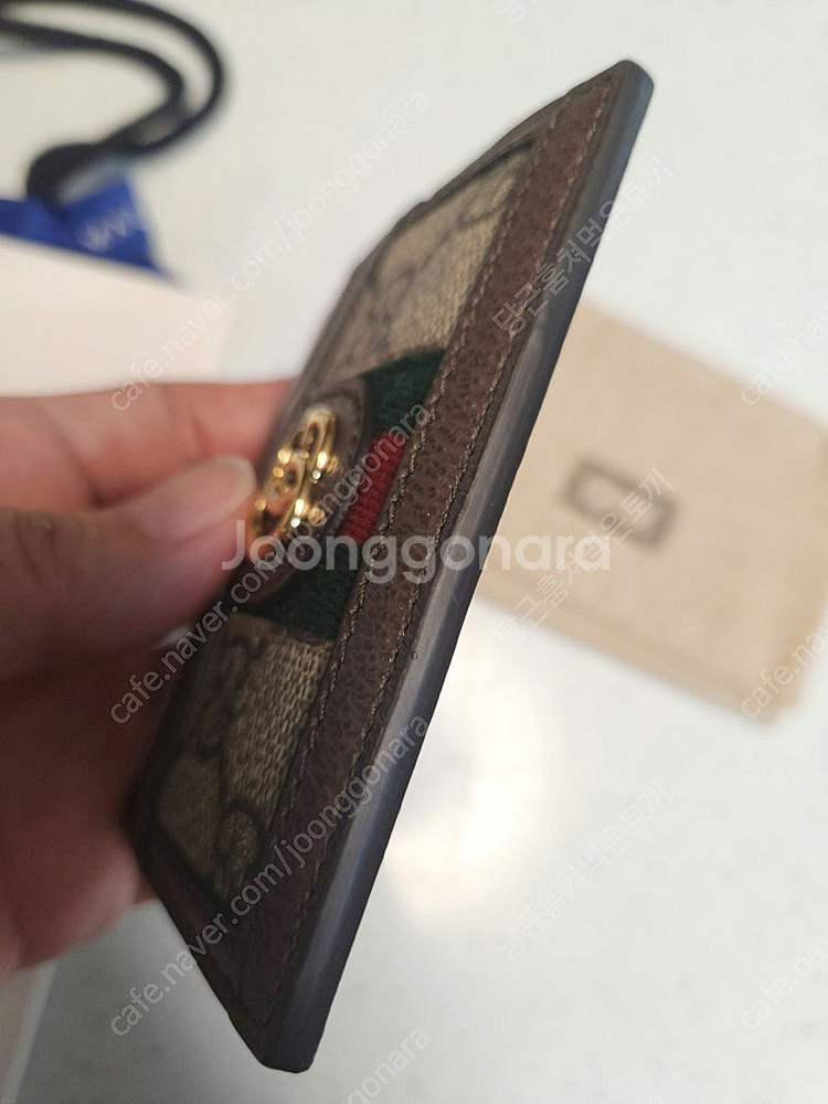 정품 구찌 오피디아 GG 카드지갑 새상품 판매합니다.--5