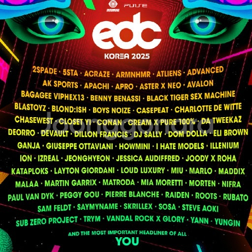 EDC Korea 2025 양일권 티켓 2장 팔아요--0