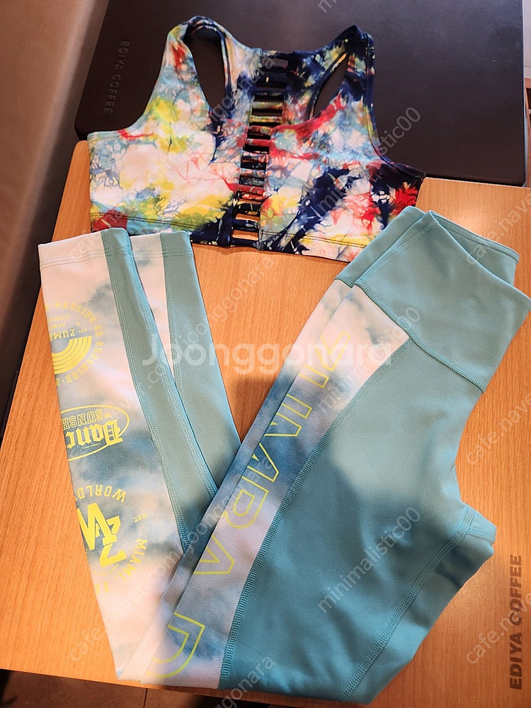줌바웨어 브라s 레깅스xs 세트--0