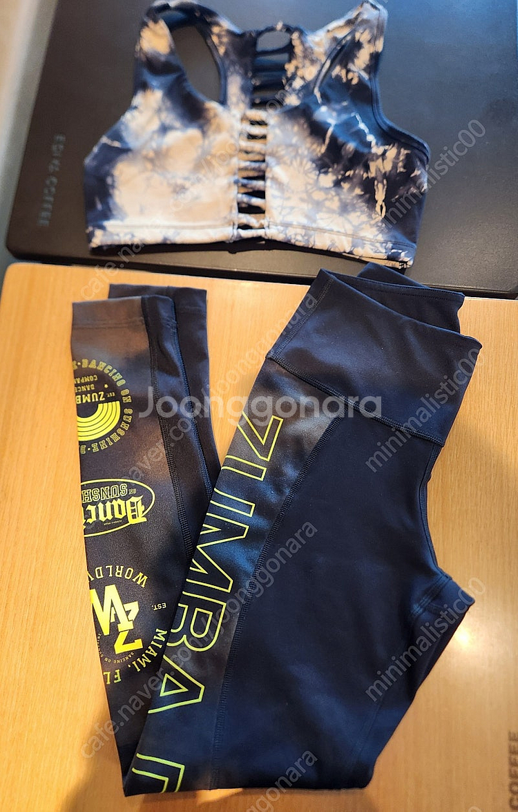 줌바웨어 브라s 레깅스xs 세트--0