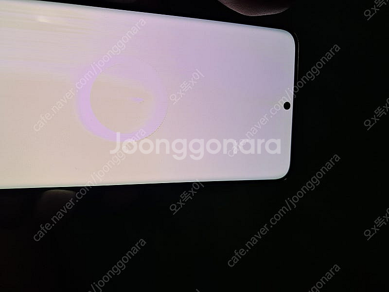고장난 부품용 갤럭시 S20 충전안됌 힌화면만 켜짐--1