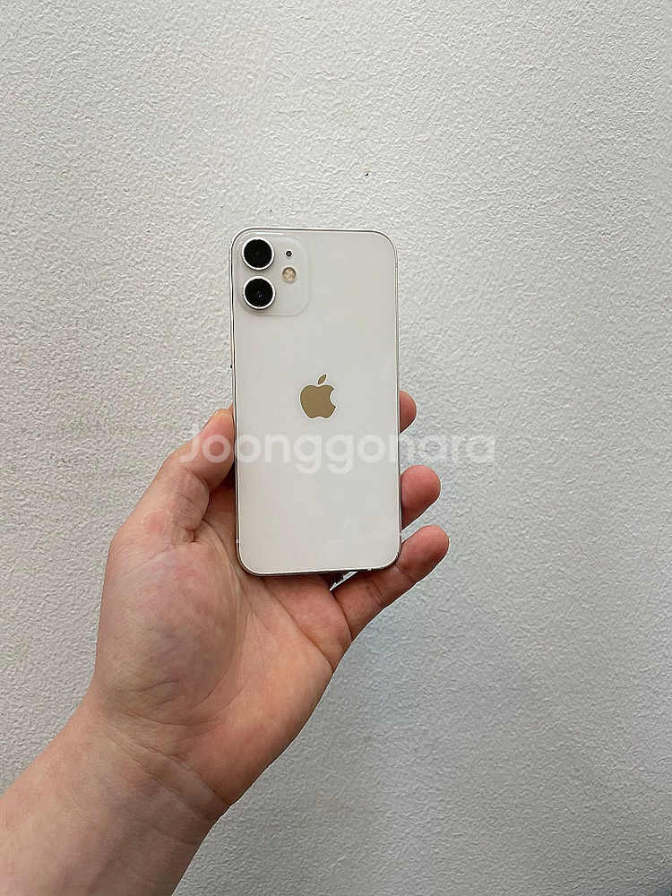 아이폰12미니 64GB 화이트 상태좋은 중고20만팝니다...--1