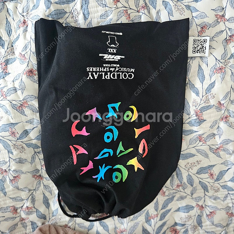 콜드플레이 내한공연 기념 티셔츠--0