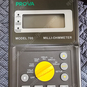 Prova Model 700 밀리옴미터 측정기 팝니다