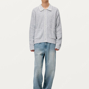 솔리드옴므 solidhomme 25ss 트위드 가디건 새상품 판매
