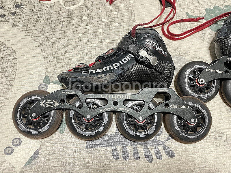 시티런 챔피언 인라인 레이싱 (210mm) 4륜 카본--1