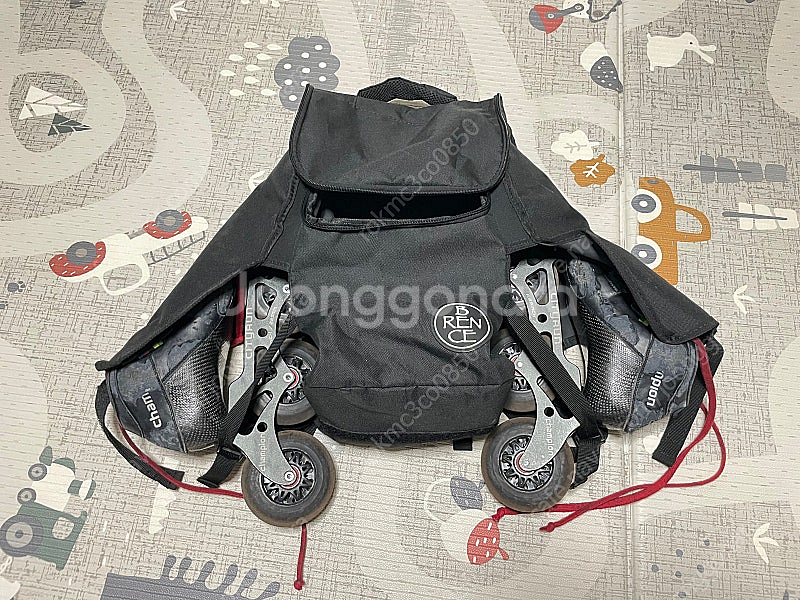 시티런 챔피언 인라인 레이싱 (210mm) 4륜 카본--9