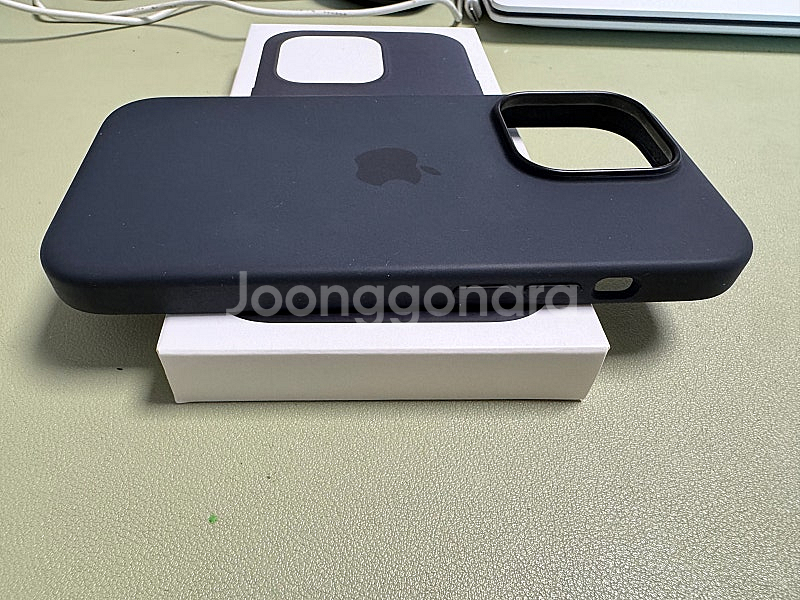 아이폰14프로 정품 실리콘케이스 거의새거--5