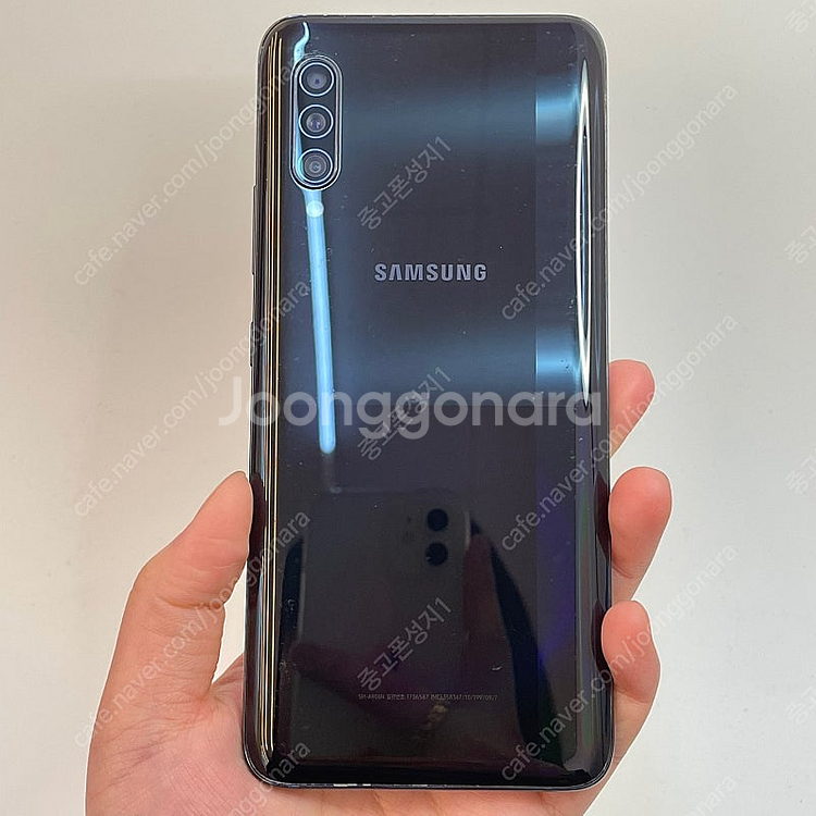 68816(울산중고폰) 갤럭시A90 블랙 128GB 판...--0