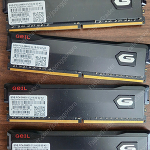 Geil Orion G DDR4 32gb (8x4) 판매합니다.