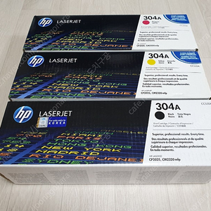 미개봉 hp 304A 3색 토너 팝니다