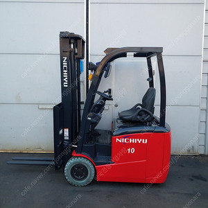 니찌유 전동지게차 소형지게차 0.9톤 2단 3300MM 3305시간사용 2018년 12월식 전기식물류장비