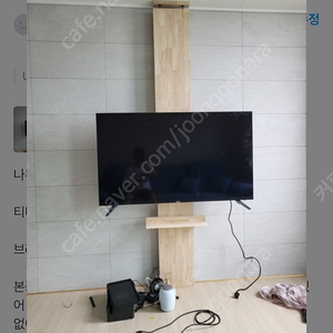 원팩토리 원목 무타공 티비거치대