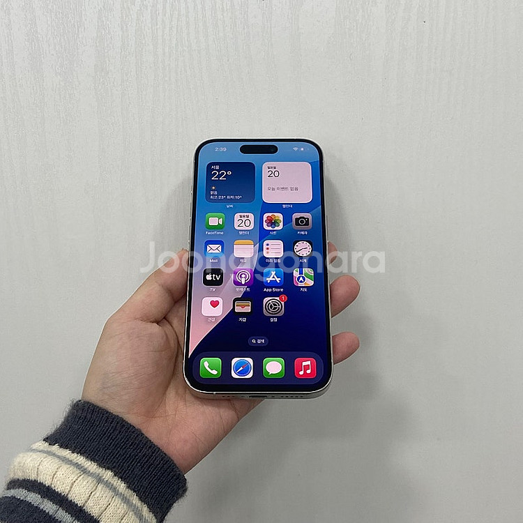 아이폰15프로 128GB 화이트티타늄 부산 중고폰 팝니...--0