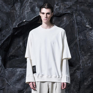 송지오 옴므 더블슬리브 맨투맨 긴팔 46(95)