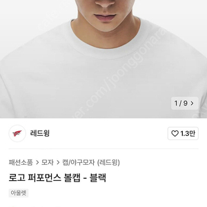 레드윙 퍼포먼스 볼캡