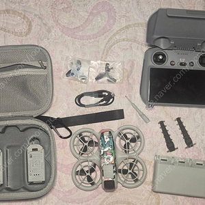 DJI 네오,추가배터리2개, RC2조정기,DJI 케어리플레시 2026년9월까지, 기타 용품 팝니다(사진참조) 50만원