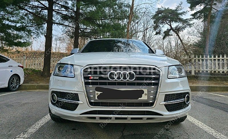 15년 아우디 SQ5 앞범퍼 그릴 앗세이 팝니다--0