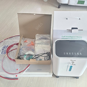 오투맥스90 가정용 산소발생기 + 강아지 고양이 산소방 (청주권 직거래)