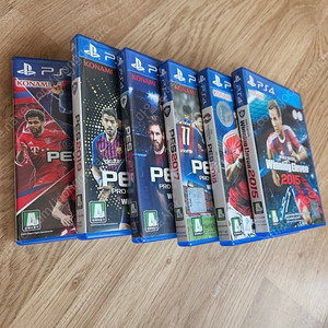 ps4 위닝일레븐 pes2015 부터 pes2020 6장 판매합니다.