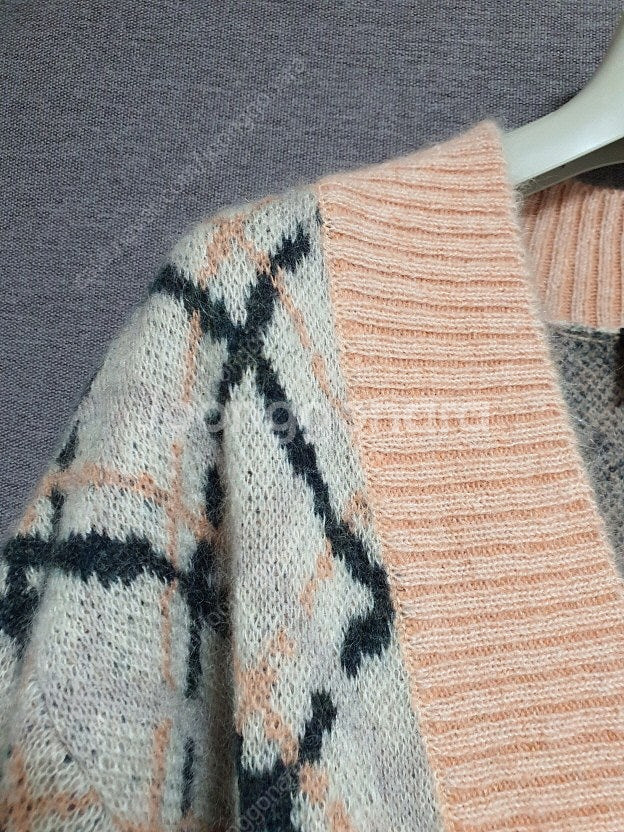 랑방컬렉션 모헤어 가디건 후드 레이스업 블라우스 탑 데...--5