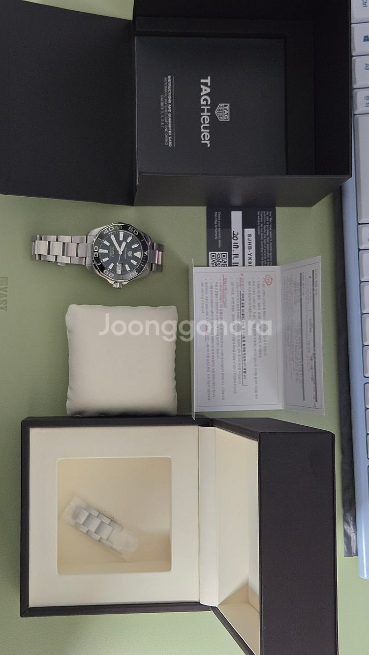 태그호이어 아쿠아레이서 43mm 오토--0
