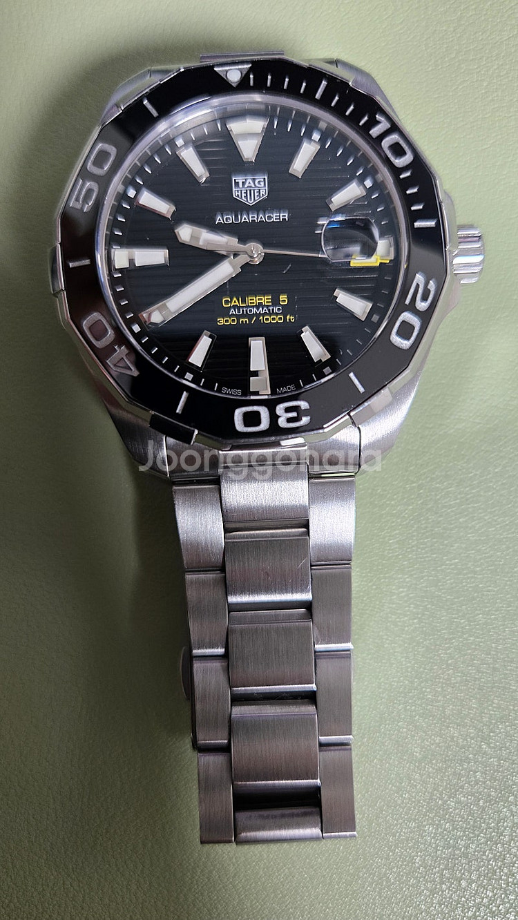 태그호이어 아쿠아레이서 43mm 오토--4